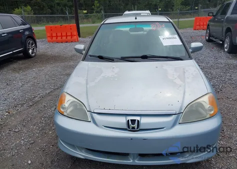 2003 Honda Civic Hybrid from USA, damaged, VIN JHMES96663S023323